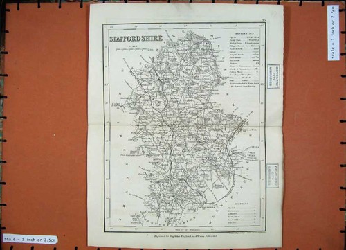Alter antiker druck 1846 - antiker,