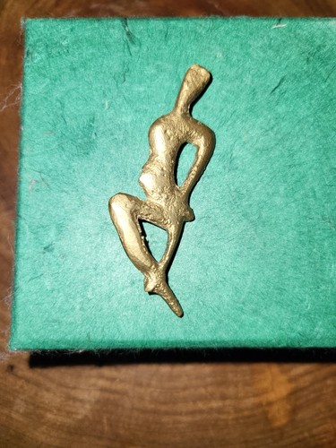 Brosche bronzeguss - brosche.,