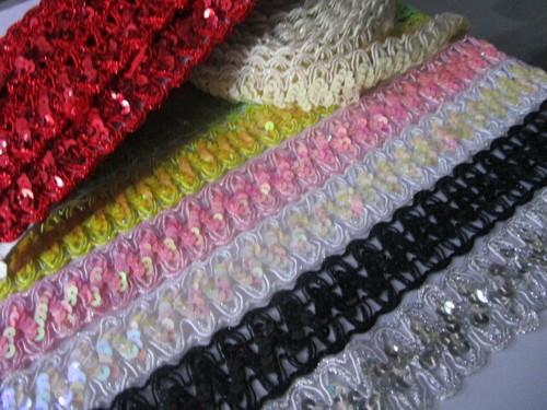 Meter elegante pailletten - 9/2,