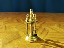 Messing miniatur kaminbesteck - messing,