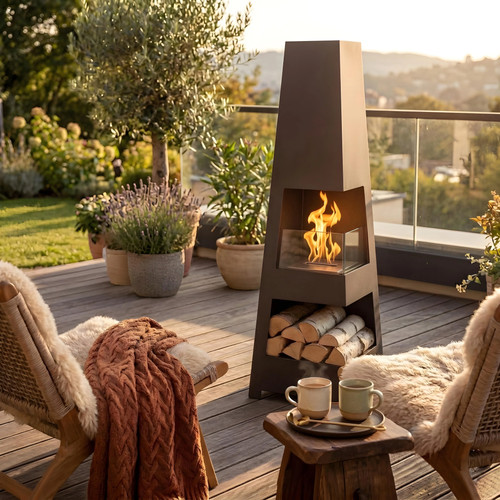 Bioethanol standkamin modern - standkamin,