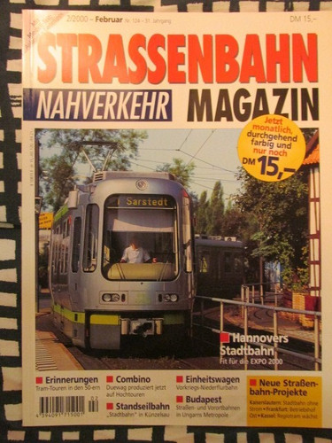Strassenbahn magazin 2000 - strassenbahn,