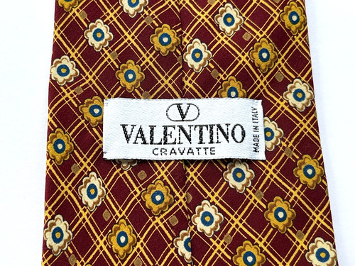 Valentino seidenkrawatte rot - valentino,