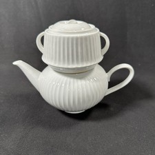 Vintage porzellan teekanne mit - vintage,