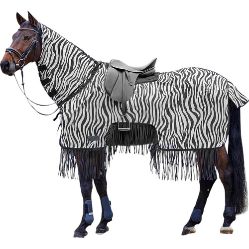 Fliegenausreitdecke zebra mit - fliegenausreitdecke,