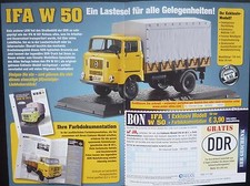 ATLAS VERLAG IFA W 50, FLYER, WERBEBEILAGE