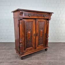 24907 Vertiko Gründerzeit 1880 Nussbaum furniert Antik