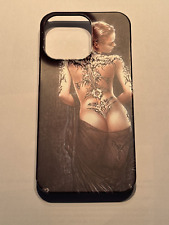 Schutz Hülle Cover - iPhone 13 Pro Handy  mit Girl Tattoo Motiv von Luis Royo