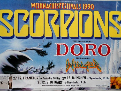 Scorpions doro 1990 tour - 1990,