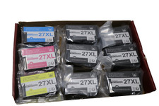 27XL 15er Pack  Druckerpatronen Kompatible für Epson 27, Workforce WF-3620/7720