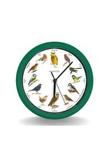 Wanduhr "Birds" Ø 25 cm Uhr Wohnungs Dekoration Wohnzimmer Deko mit Ton Musik