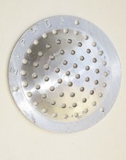 Lüftungsblech Truhe Schrank Rundes Möbelgitter Ø 5 cm Luftrosette Leichtmetall 