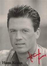 Hansi Kraus, Originalautogramm, alte Autogrammkarte, u.a. "Forsthaus Falkenau"
