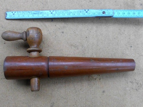 Antiker holz zapfhahn alt - antiker,