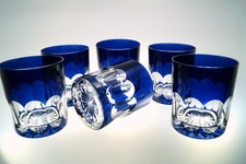 Set 6 Kristall farbige