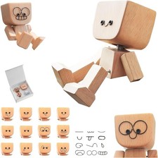 Holzfigur Wackelkopf