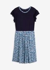 Kleid mit bedrucktem rock - kleid,