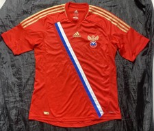RUSSLAND EURO 2012 Heim Rot Trikot Shirt Adidas 2013 Sborna Trikot Erwachsene Größe M