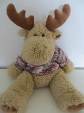 TCM Elch Eddie mit Pullover,  Stofftier, Plüsch Kuscheltier, 35 cm -  unbespielt