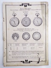 Altes Junghans Uhren Katalog