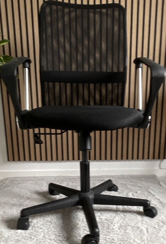 Büro drehstuhl schwarz stoff - schwarz,