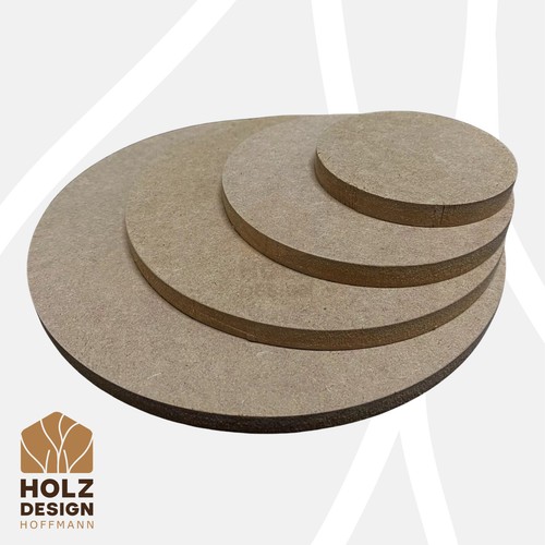 Mdf holzscheibe rund ronde - holzscheibe,