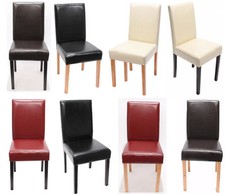 4x ESSZIMMERSTÜHLE LEDER SET