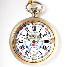 Aero Watch Neuchâtel Swiss Herren Taschenuhr mechanisch Handaufzug Herrenuhr