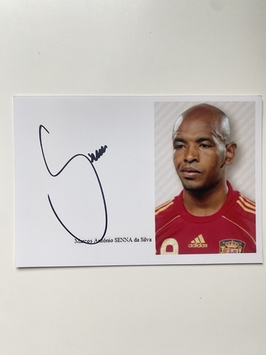 Marcos senna autogramm spanien - marcos,