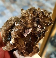 Rauchquarz Bergkristall Kristall Binntal Wallis Schweiz Mineralien