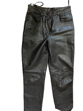 !!  Front; Echt Leder Hose Taschen Jeans Stil  Gr; 38 Stabil