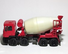 4 Achs MAN Fahrmischer weinrot grau 1:50 Conrad #25/489