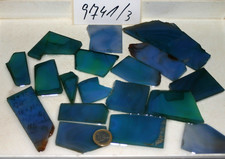 Achat   Platten  Blau