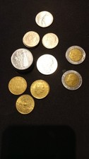 Italienische Münzen Lire 1x50, 11x100, 4x200, 2x500