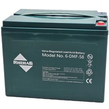 12V 58Ah Akku 6-EVF-58 / 6-DMF-58 Kabinenroller Minicar Elektroauto 12V 60V  72V