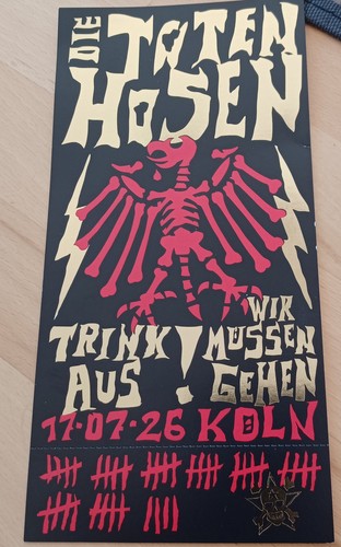 Die toten hosen ticket - toten,
