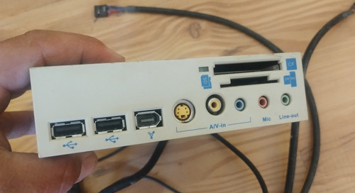 Computer pc front panel - computer,