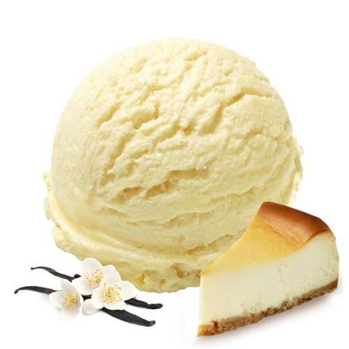 Vanille käsekuchen eis - vanille,