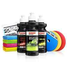 Sonax Autopolitur Set ExCut 05-05 Ex 04-06 OS 02-06 250ml Polierpads 75mm 10-tlg