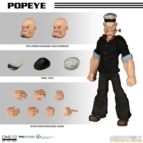 Mezco popeye eins 12 - popeye,