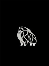 Broche Pin Silber farben