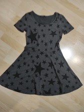 Damen Sternen Kleid Emo Punk