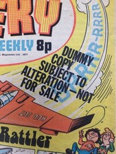 DUMMY COPY OF CHEEKY WEEKLY 1 (1977) + ACTUAL RELEASE + FREE GIFT