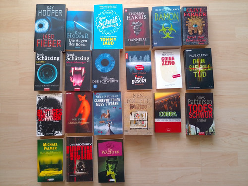 Bücher konvolut thriller - konvolut,