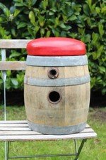 Altes Diebels Holz Fass aus Issum mit oder ohne Sitzpolster