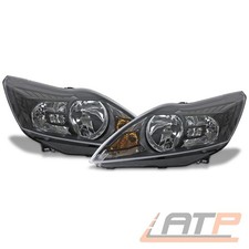 2x SCHEINWERFER SCHWARZ H7/H1