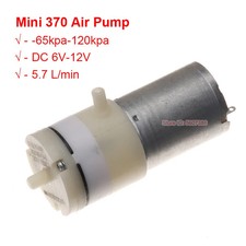 Mini 370 Air Vacuum Pump DC 6V