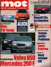 Zeitschrift MOT Auto #23 1991 26.10.1991 Volvo 850 VW Vento Clio