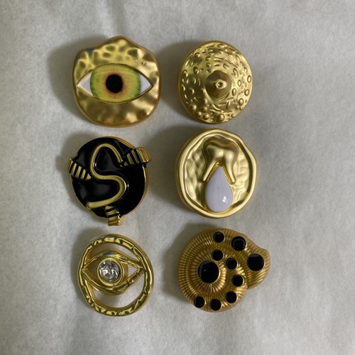 Knöpfe set goldfarben - 6,