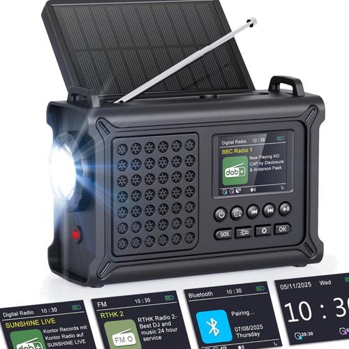 Kurbelradio dab ukw tragbare - kurbelradio, dab+/ukw,